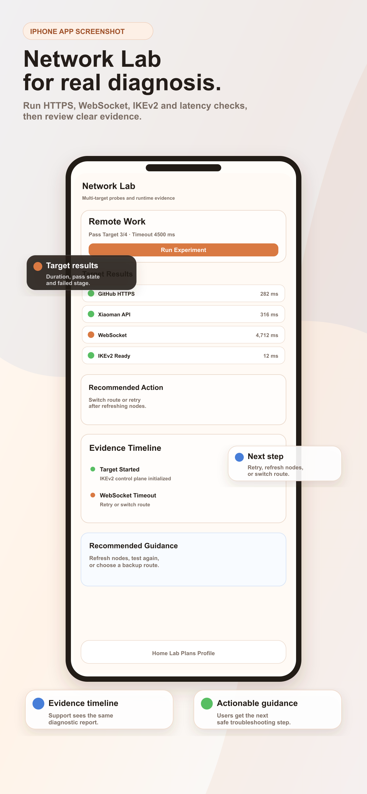Xiaoman Network Lab iPhone screenshot